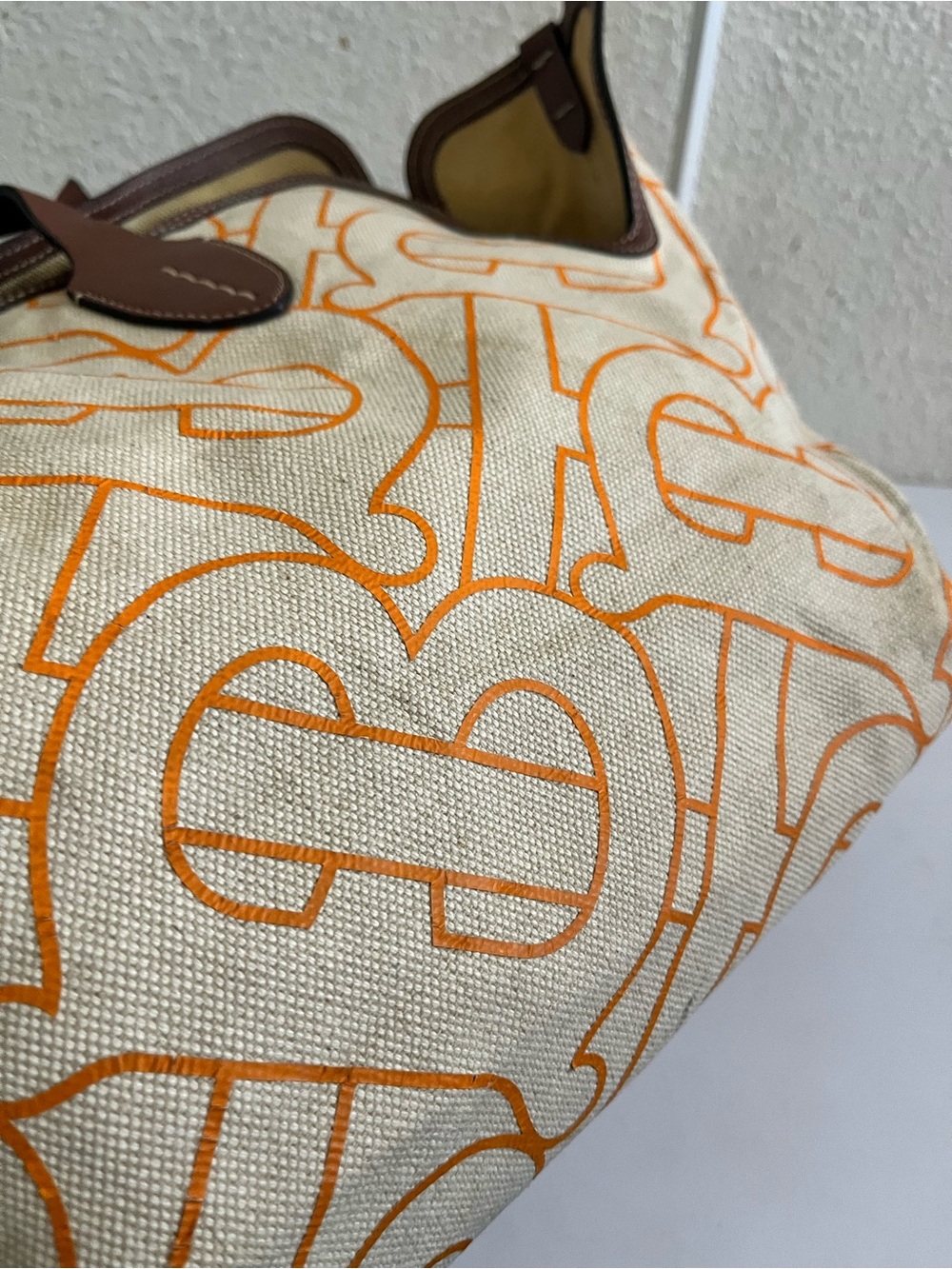 Burberry TB canvas tote bag - Picture 12 of 15
